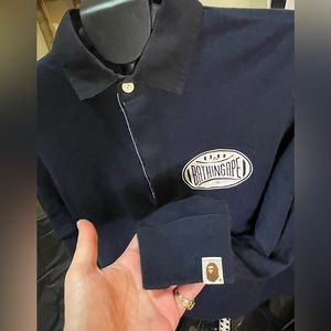 Vintage Bathing ape rugby tee